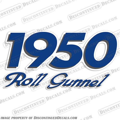 Sea Chaser 1950 RG Boat Decal Sea, Chaser, Sea Chaser, 1950, RG, Roll, Gunnel, Roll Gunnel, Boat, Decal, Decals