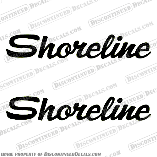 Shoreline Trailer Decals - Any 1 Color! Shoreline, Trailer, Decal, Decals, two, 1, Color, 1 Color, any,