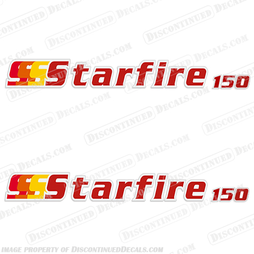 Skeeter Starfire 150 Decals (Set of 2) star fire, star, fire,150, Skeeter, Decal, Decals