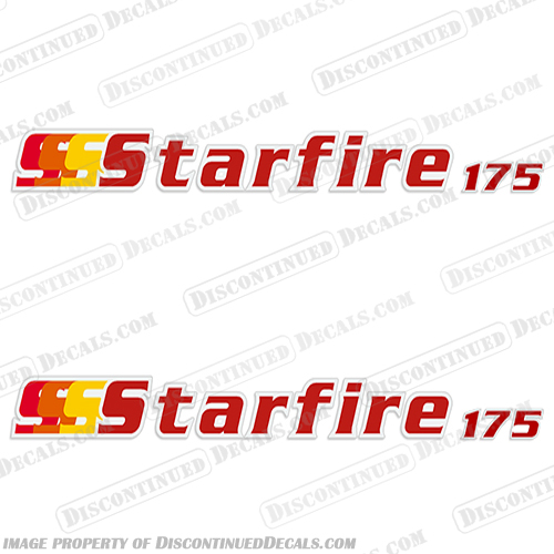 Skeeter Starfire 175 Decals (Set of 2) star fire, star, fire,175, Skeeter, Decal, Decals