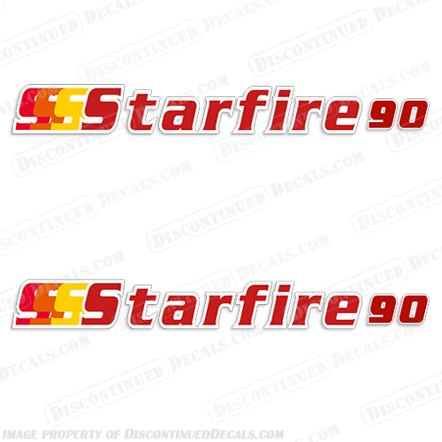 Skeeter Starfire 90 Decals (Set of 2) star fire, star, fire, 90, Skeeter, Decal, Decals