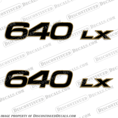 Tracker Nitro 640 LX Boat Decals Tracker, Boat, Nitro, Sport, Boat, Decal, Decals, Set of 2, Set, 2, 640, 640LX, LX, 