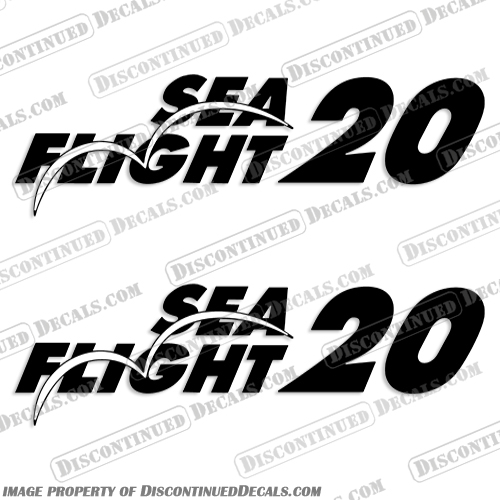 Triton Sea Flight 20 Boat Decals - Any Color! Triton, Sea, Flight, SeaFlight, Sea-Flight, 20, Twenty, Boat, Decal, Decals, Any, Color, Colors, Color!, Colors!
