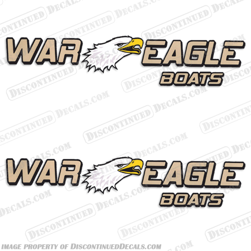 War Eagle Boat Decals war, egale, boat, decals, sticker, engine, logo, outboard, motor, vintage, 