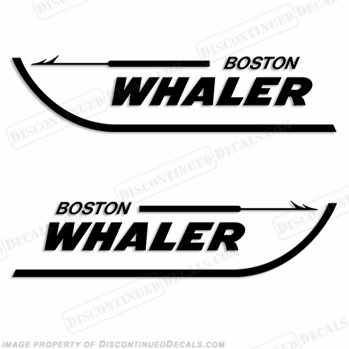 Boston Whaler Boats Logo Decal - Any Color! INCR10Aug2021