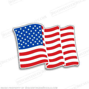 American Flag Decal - Correct Craft INCR10Aug2021