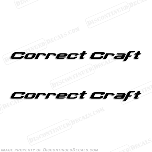 Correct Craft Boat Decals - (Set of 2) Any Color! INCR10Aug2021
