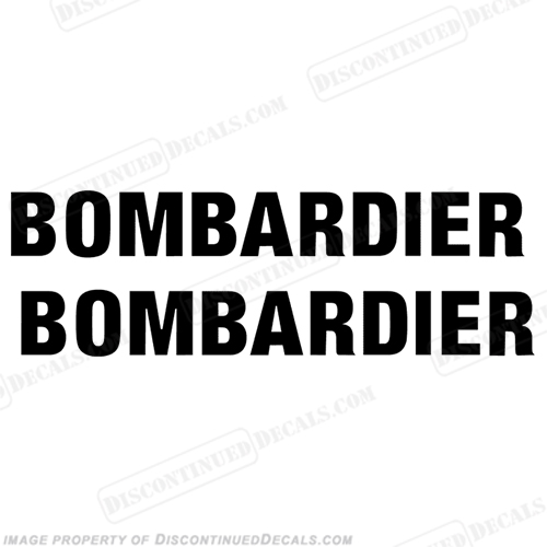 Sea-Doo Bombardier Decals - Set of 2 INCR10Aug2021