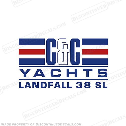 C&C Yachts Landfall 38 SL Logo Decal INCR10Aug2021