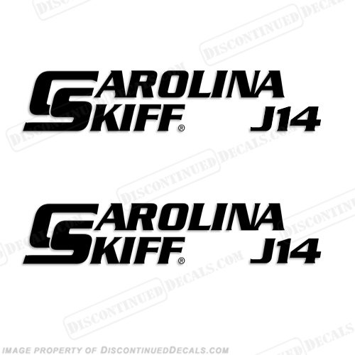 Carolina Skiff Boat Decal J14 - (Set of 2) INCR10Aug2021