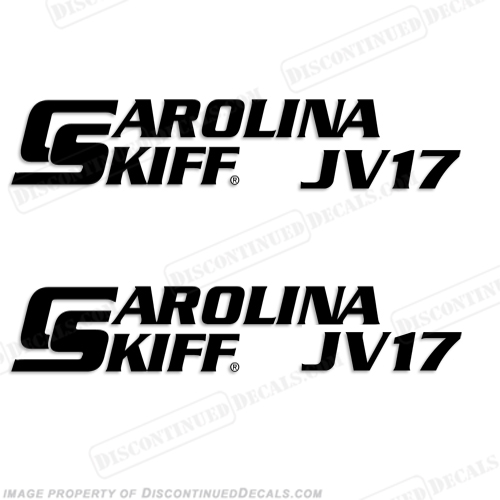 Carolina Skiff Boat Decal JV17 - (Set of 2) INCR10Aug2021