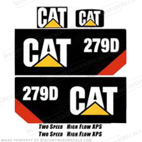Caterpillar 262C Skid Steer Loader Decals Stickers Complete Set Adhesives 