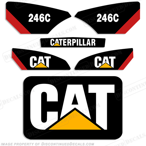 CAT 236 Skid Steer Decal Sticker Older Style | USA Made Equipment Graphics