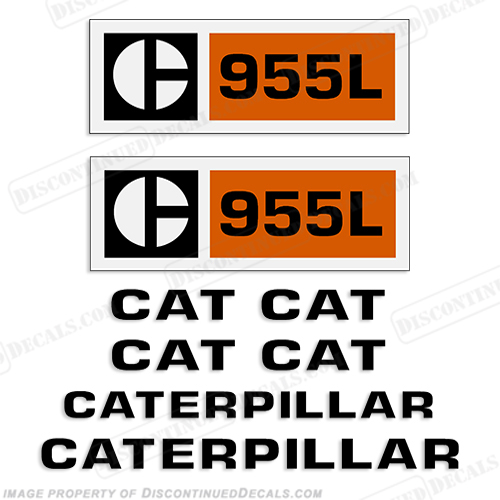 Caterpillar 955L Track Loader Decal Kit 