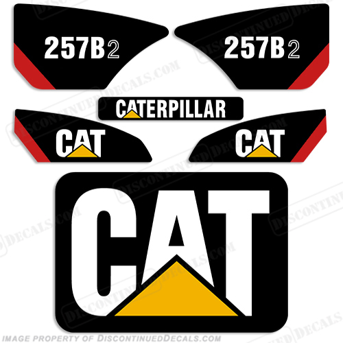 Caterpillar 257B-2 Decal Kit 257, b, 2, 257b2, INCR10Aug2021