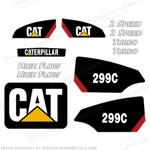 Caterpillar 299C Decal Kit INCR10Aug2021