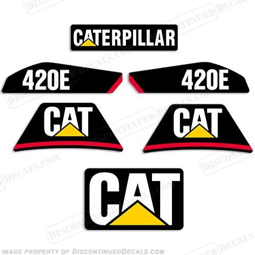 Caterpillar Backhoe 420E Decal Kit 