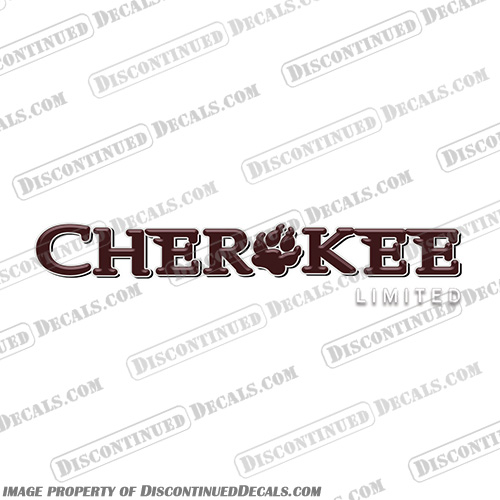 Cherokee by Forest River RV Graphic Decal - Limited rv, motorhome, coach, carriage, fifthwheel, fifth, wheel, caravan, recreational, vehicle, forest, forrest, river, brown, red, travel, trailer, limited