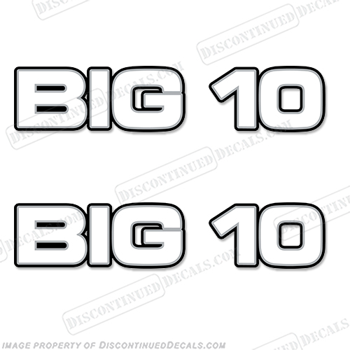 Chevy “Big 10” Logo Decals (Set of 2) chevrolet, INCR10Aug2021