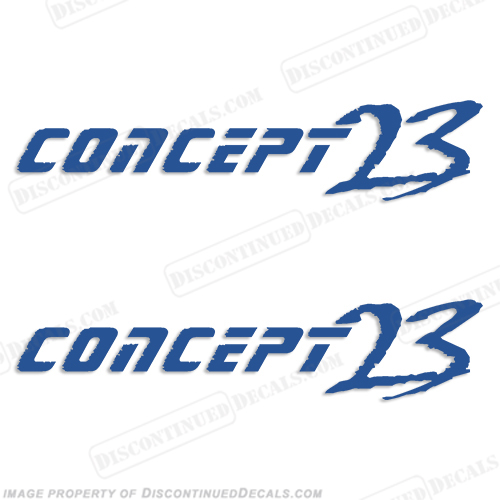 Concept 23 Logo Decals (Set of 2) INCR10Aug2021