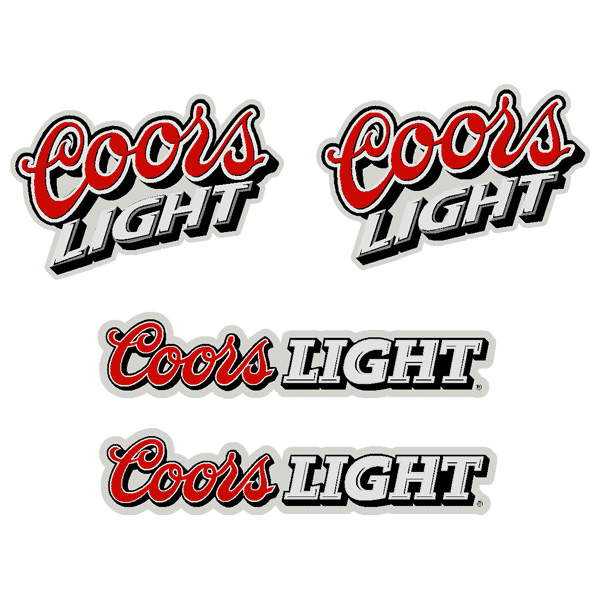 Coors Light Pocket Bike Decals INCR10Aug2021