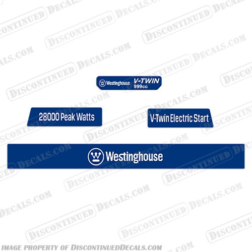 Westinghouse V-Twin 999cc 28,000 Watt Generator Decals Westing, House, Westinghouse, V Twin, V-Twin, VTwin, V, Twin, 999cc, 999 cc, 999, cc, 28,000, 28000, Watt, Wattage, generator, decal, decals