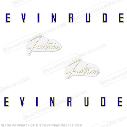 Evinrude 1958 18hp Decal Kit INCR10Aug2021