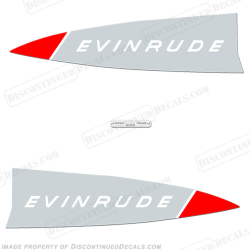 Evinrude 1965 22hp Decal Kit 