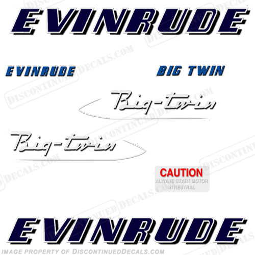 Evinrude 1953 25hp Decal Kit INCR10Aug2021
