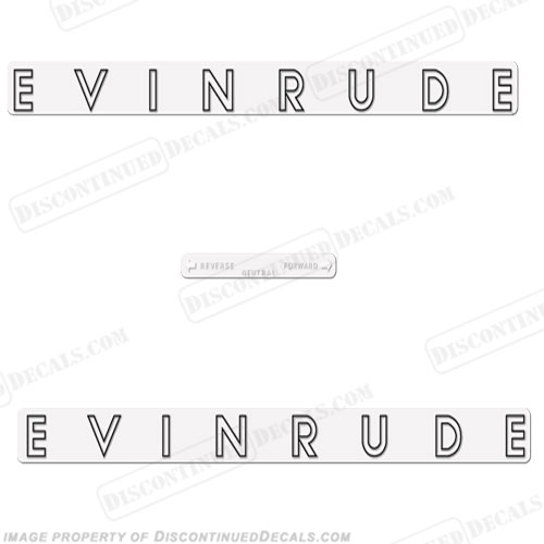 Evinrude 1962 40hp Decal Kit INCR10Aug2021
