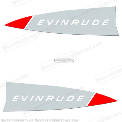 Evinrude 1965 40hp Decal Kit INCR10Aug2021