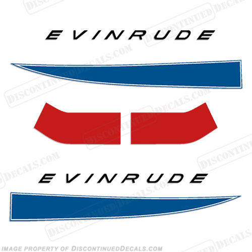 Evinrude 1968 33hp Decal Kit INCR10Aug2021