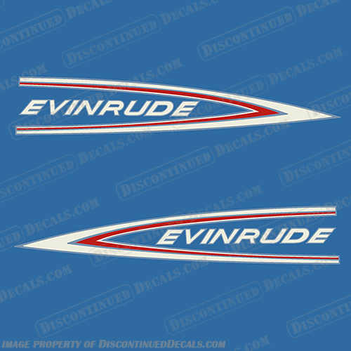 Evinrude 1964 5hp Outboard Engine Motor Decal Kit  evinrude, 5, 1964, 64, Decal Kit, Decal, Decals