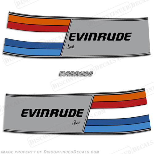 Evinrude 1981 75hp Decal Kit INCR10Aug2021