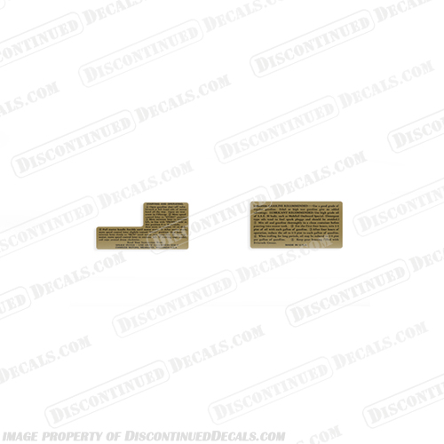 Evinrude Zephyr Instruction Decals Evinrude, Zephyr, instruction, decal, decals,