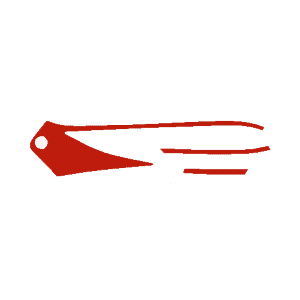 F4 Right Mid Fairing Decal (Red) INCR10Aug2021