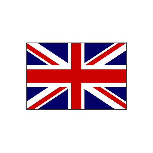 Flag Decal - British 6" INCR10Aug2021