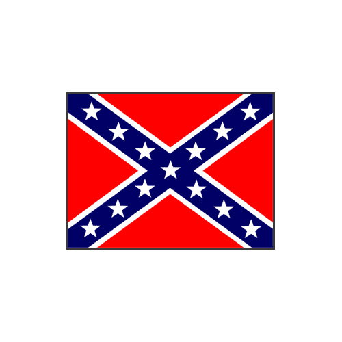 Flag Decal - Confederate 6" INCR10Aug2021