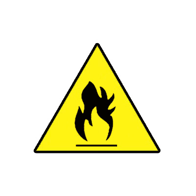 Flammable Decal INCR10Aug2021