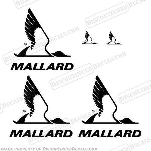Mallard Duckling by Fleetwood RV Decals  - Any Color!  mallard, camper, rv, trailer, coach, caravan, fleet, wood, decal, sticker, duck, 67, 66, 65, 64, 68, 1967, 1966, 1968, 1969, 1970, 1965, INCR10Aug2021