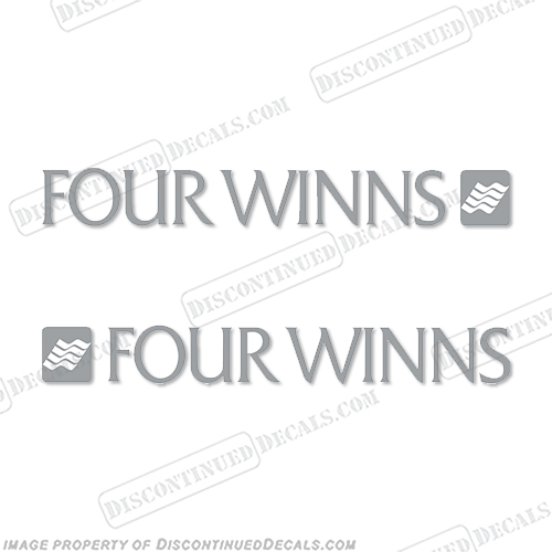 Four Winns Boat Decal (set of 2)  fourwinns, four, winns, horizon, 200, boat, lettering. logo, decal, decals, stickers, 1991, Freedom, 195, INCR10Aug2021