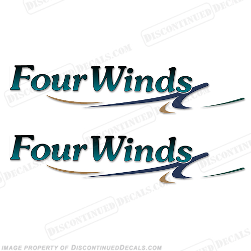 FourWinds RV Decals (Set of 2) four winds, INCR10Aug2021
