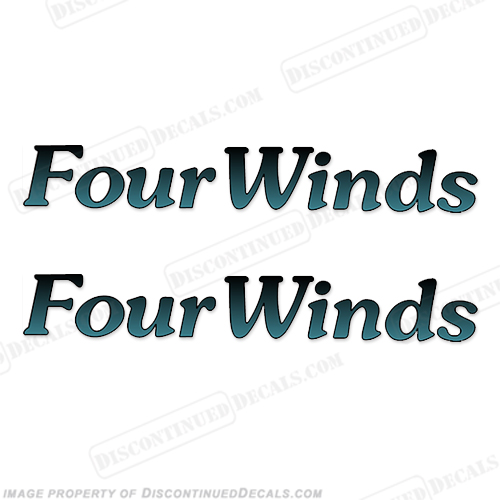 FourWinds RV Decals - Without Graphic (Set of 2) four winds, INCR10Aug2021