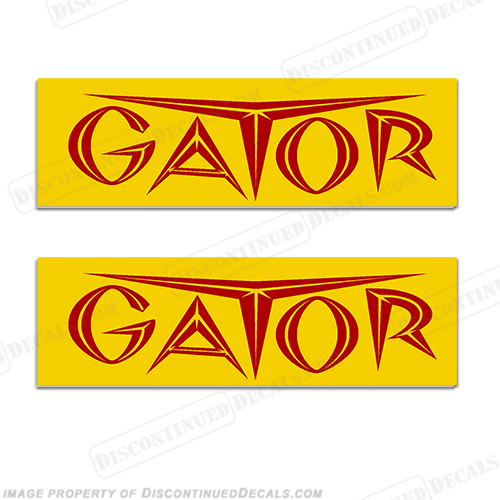 Gator Trailer Decals (Set of 2) - Style 1 INCR10Aug2021