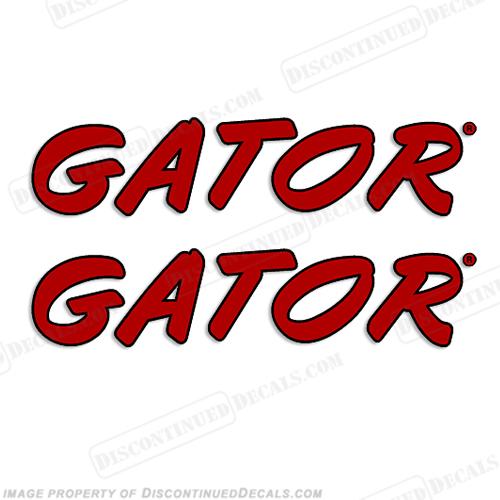 Gator Trailer Decals (Set of 2) - Style 2 INCR10Aug2021