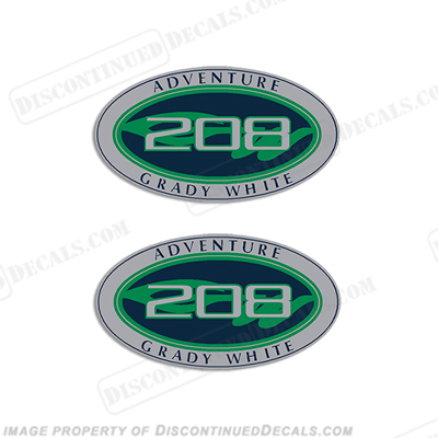 Grady White Adventure 208 Logo Decals (Set of 2) INCR10Aug2021