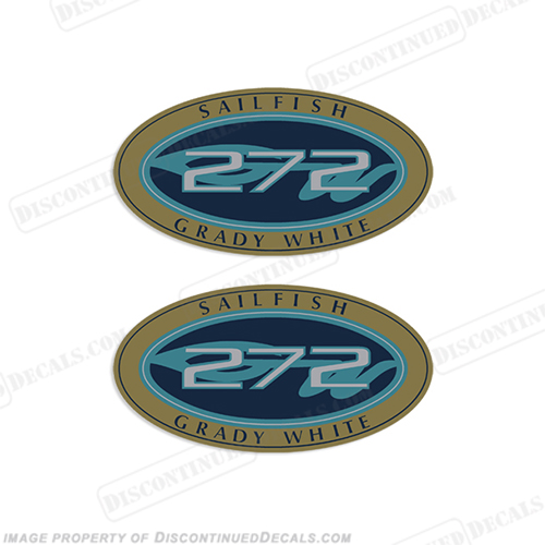 Grady White Sailfish 272 Logo Decals (Set of 2) INCR10Aug2021