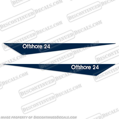 Grady White Offshore 24 Pendant Decals grady,white, gradywhite, grady white, offshore, 24, offshore 24, pendant, pendent, decals, stickers, kit, sides, side, 