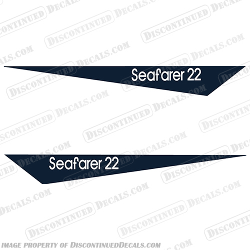 Grady-White Seafarer 22 Pennant Decals Grady, White, Grady White,Grady-White, Pennant, Seafarer, 22, Decal, Decals