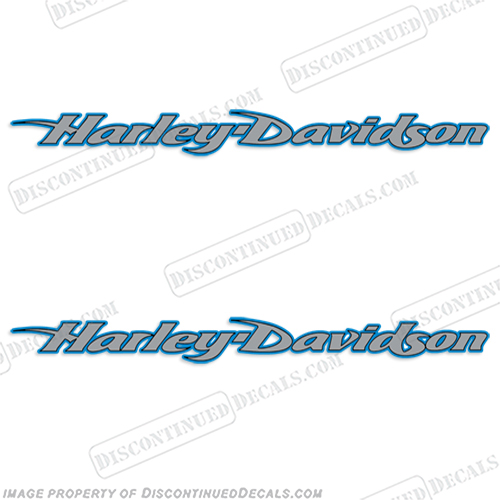 Harley-Davidson Fuel Tank Motorcycle Decals (Set of 2) - Style 24 harley davidson, harley, davidson, INCR10Aug2021